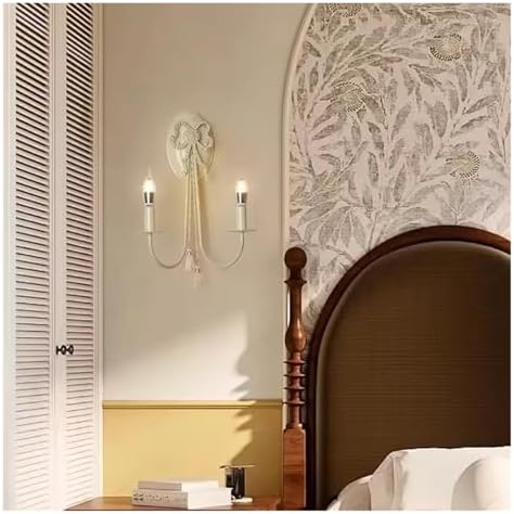 Nordic Pink Bow Wall Lamp - Adorable LED Wall Light for Kids' Rooms, Perfect Decorative Lighting for Nursery, Bedroom, & Playroom, Ideal Gift for Girls.