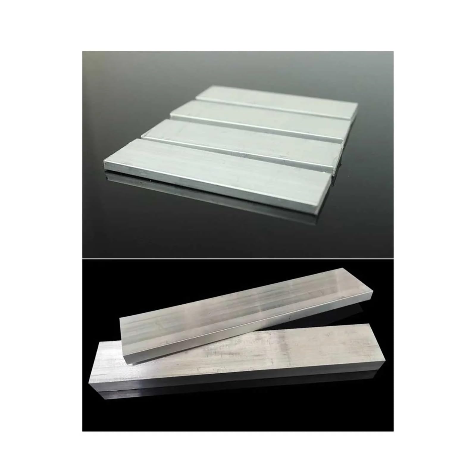Vierkant-Aluminiumflachstange, 6061 Aluminium-Flachstange, 5 mm–8 mm Dicke, mehrere Größen, Länge 500(1pcs 5X100X500mm)