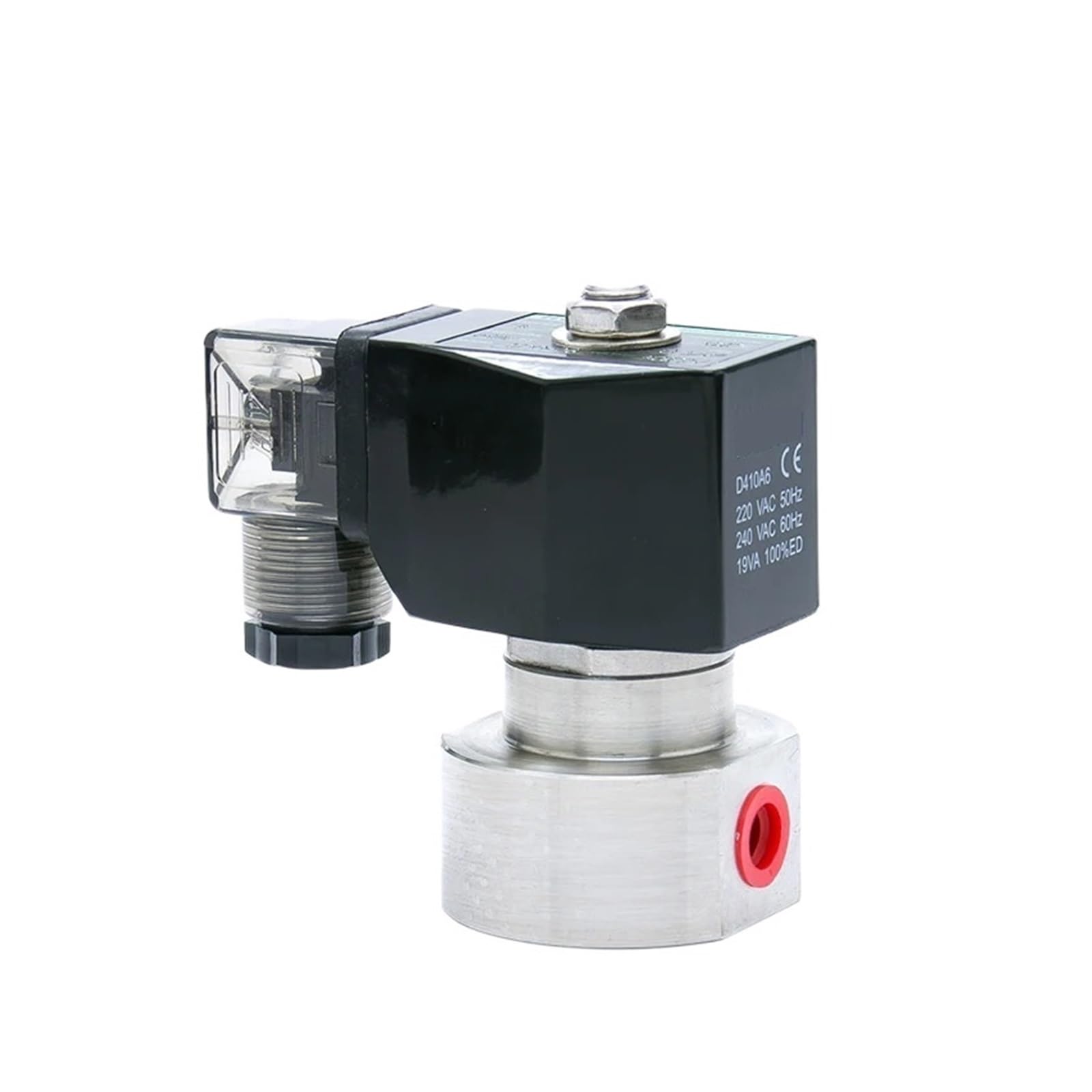 Électrovanne 1/4 inox 100bar résout la surpression réseau 110VAC