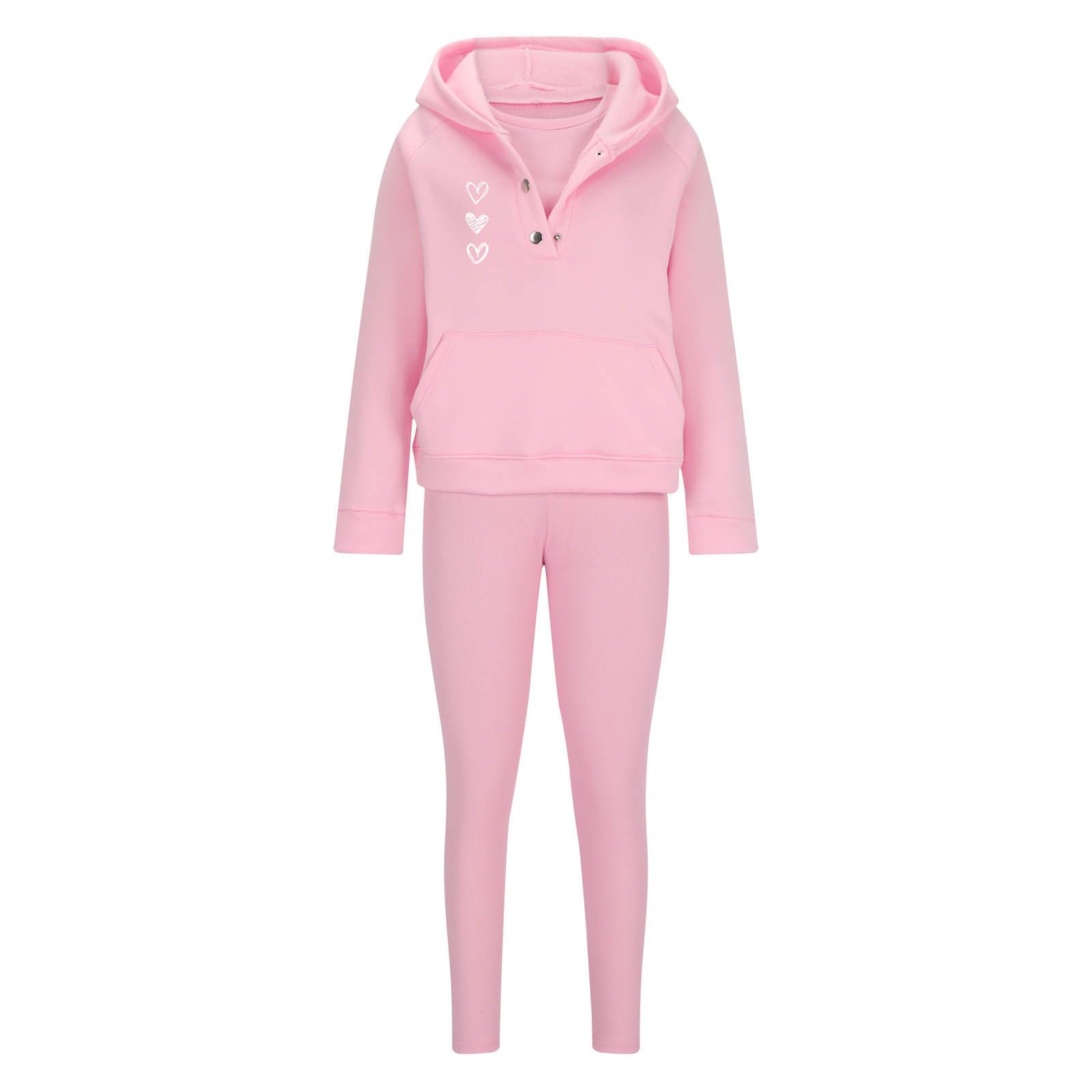 Completo Donna Tuta Felpa Pantaloni Sportivi 2 Pezzi Coordinato Comodo