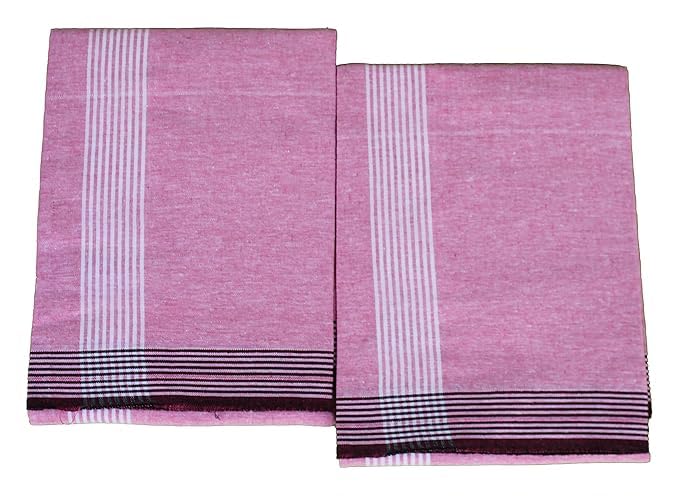 Image of Men's Cotton Lungi | Traditional Indian Wear | Soft & Breathable Checked Lungis for Daily Comfort, Home Wear & Casual Use | Free Size Wrap