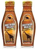 Southern Braai Fermented BBQ Sauce by African Dream Foods | All-Natural Barbecue Sauce | Glass Bottle, 5 fl oz | 2-Pack