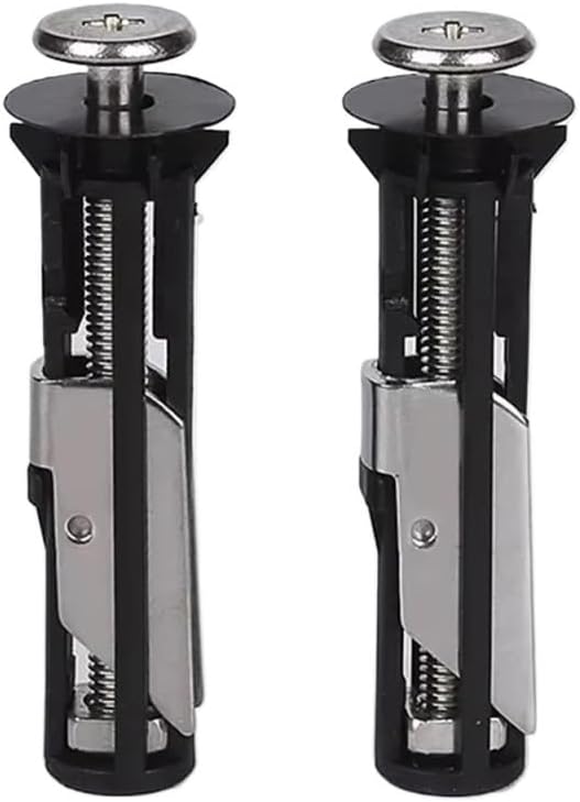 Heavy Duty Toilet Seat Fastener Bolt kit Stainless Steel Tank Hinge Screw Retractable Cover Kit(Without Gasket)