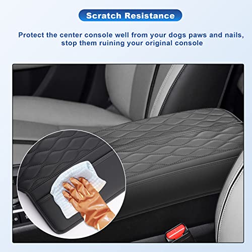 Image of CDEFG for 2023 2024 2025 2026 Mazda CX-50 Center Console Cover | for 2023-2026 Mazda CX50 Accessories Armrest Cover Center Console Protector Arm Rest Pad Leather