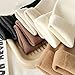 HUBGFEQ 5/10 Pairs Women Winter Thicken Warm Short Socks Thermal Cashmere Wool Nylon Snow Velvet Boots-5 Pairs Light Brown-One Size-B