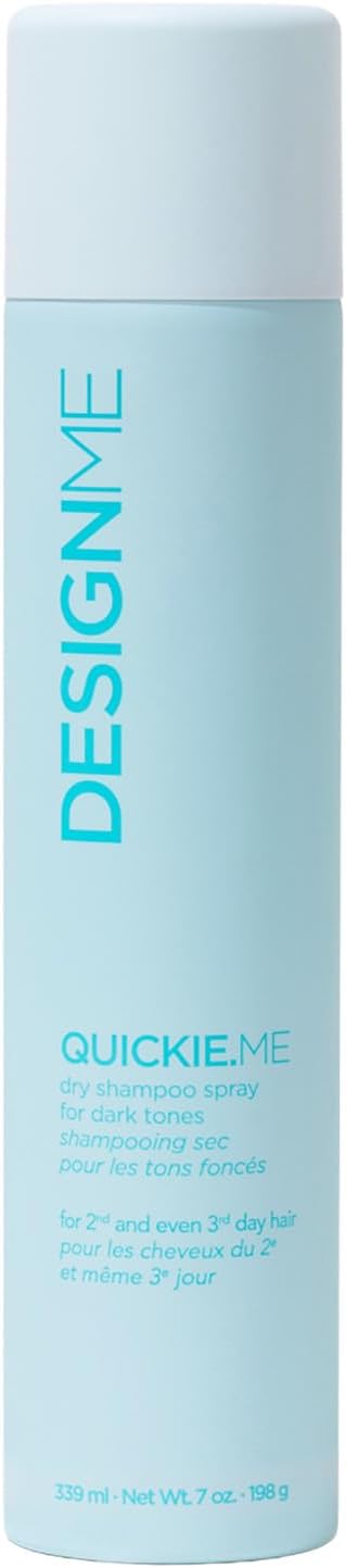 - QUICKIE.ME Dry Shampoo Hair Spray by DESIGNME | Oil-Absorbing, Residue-Free Dry Shampoo | Root-Lifting Dry Shampoo Spray | Waterless Dry Shampoo Spray with Rice Starch, 7 Oz