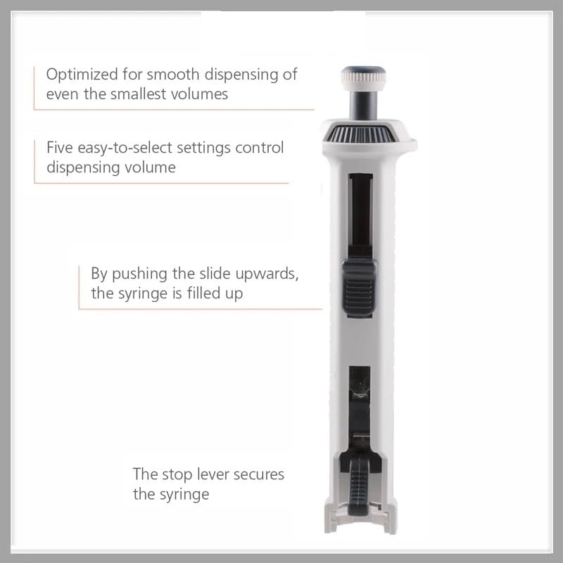 StepMate Stepper Adjustable Pipette Repeator Laboratory Pipettor Dropper Dispenser Continuous Distributor Come with Tip 5ml