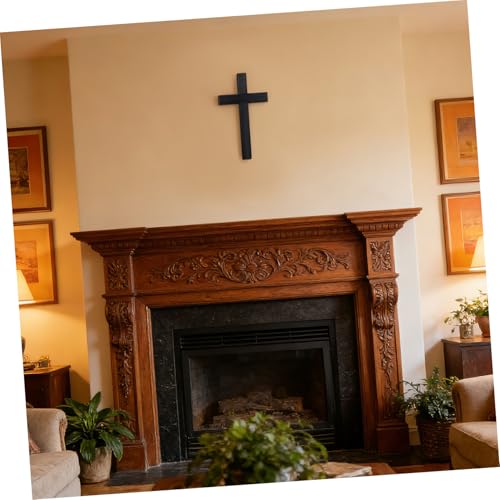 Cruz de madera BESTYASH colgante cristiano para bautizos y comunión 6