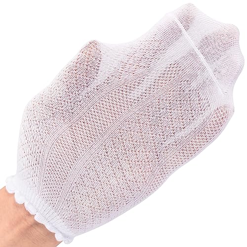 5 Pack Baby Girls Boys No Show Socks Thin Mesh Ruffle Cotton Frilly White Solid Low Cut Kids Toddler Ankle Socks3
