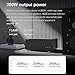 Topping B200 Mono Pure Power Amplifier 3 x XLR/TRS Balanced Input 200W Output 2 Gain 12V Trigger High Power NFCA Discrete Amplifier(Black)