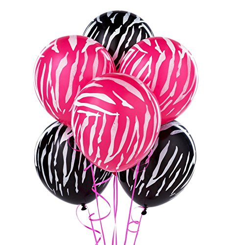 Zebra Print Latex Balloons | Party Decor