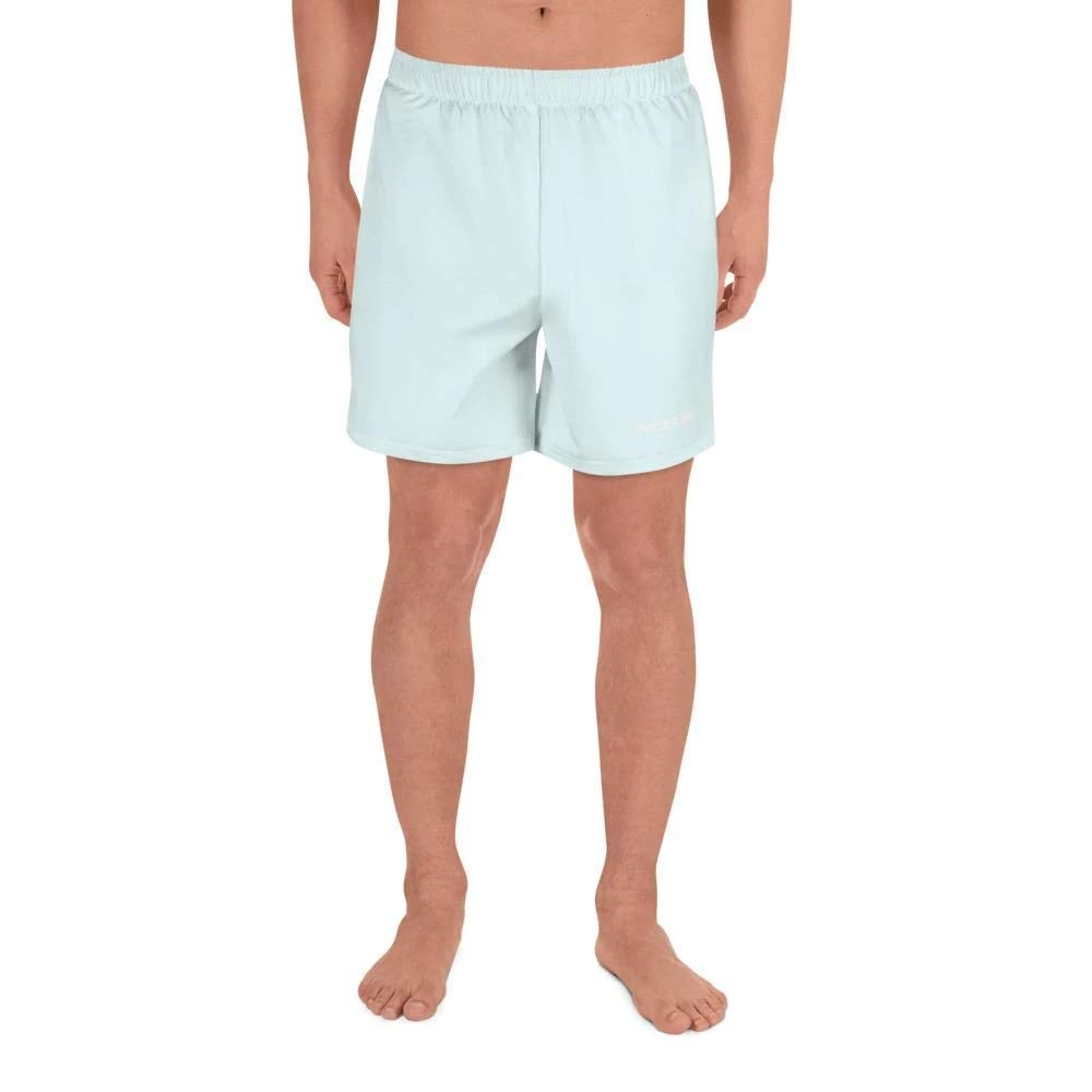 MOKE Honolulu Blue Mens Athletic Long Shorts