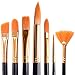 Paint Brushes - Acrylic Paint Brush - Watercolor Brushes - Paint Brush Set - Oil Paint Brushes - Art Brushes - Gouache Paint Brushes - Craft Paint Brushes - Black Paint Brushes - 7 Kinds of Brushes