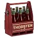 Produktbild Maverton Bierträger für 6 Flaschen 0,5L + Gravur - Männerhandtasche mit Flaschenöffner - Größe: 25x17x32cm - aus Holz - Geschenk für Männer zum Geburtstag - Meister