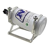 Nitrous Express 11108 Billet Nitrous Bottle Bracket For 10/12/15 lbs. N20 Bottles Polished Hinged Floor Mount Billet Nitrous Bottle Bracket