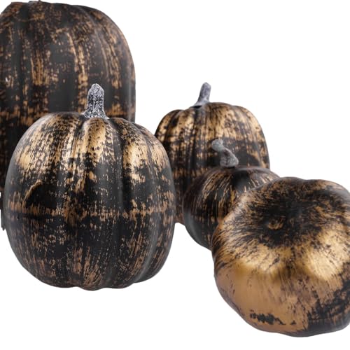 Decoración de cosecha otoñal: calabazas de espuma para Halloween y regalo 6