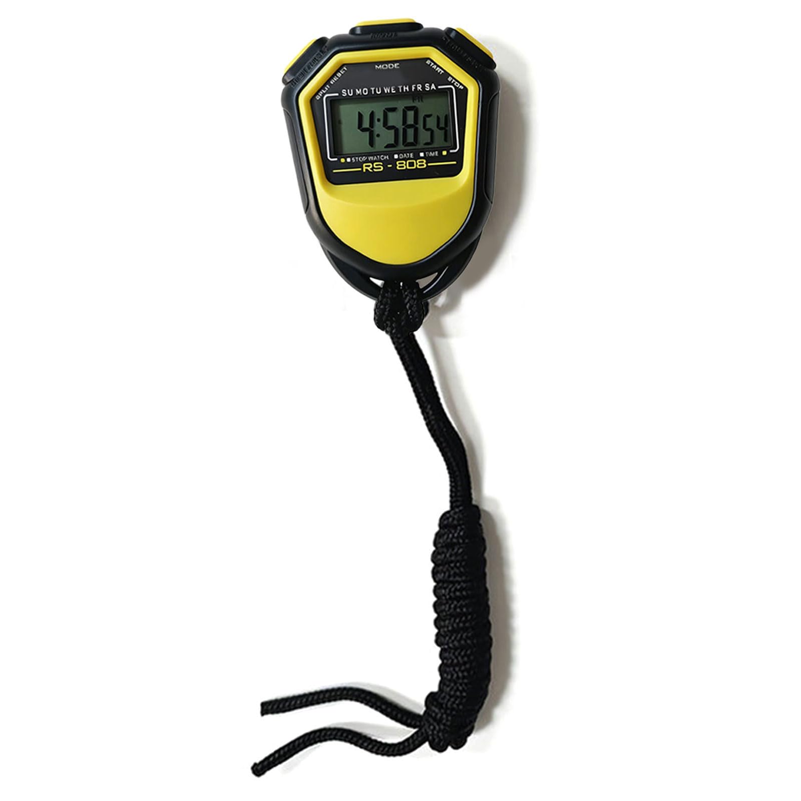 Precisions Stopwatches Timer with 0.01S Accuracy ABS Construction for Sports Training and Laboratory Use Digital Timing Device
