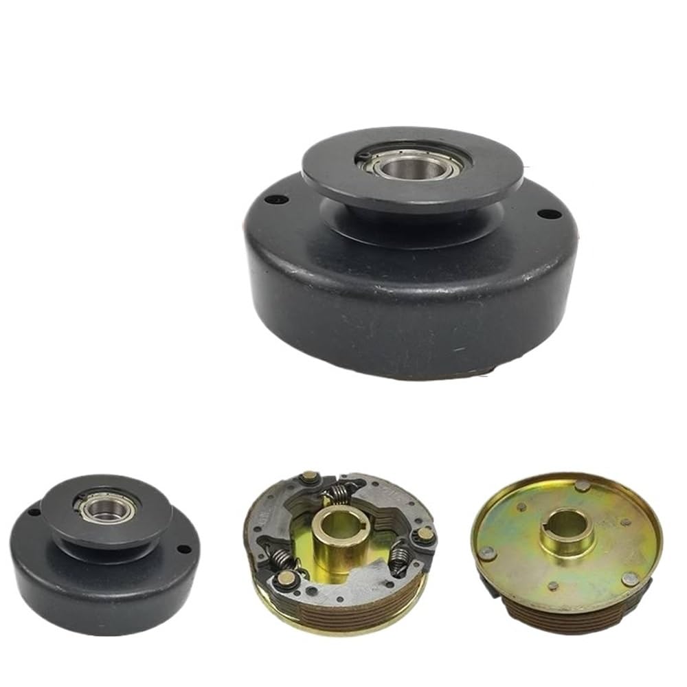 Conjunto de Embrague Apto for Piezas de Motor 152F 154F Vertical 168F 170F 20 Ranura única de Eje de Llave Plana(152F 154F)