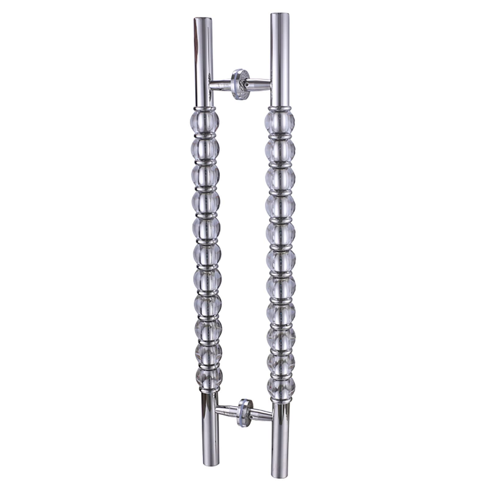 Moqlkzpyi One Color Barn Door Handles Sliding Pull, Stainless Steel Sliding Barn Door Handle Double Sided H-Shape 24-47 Inch