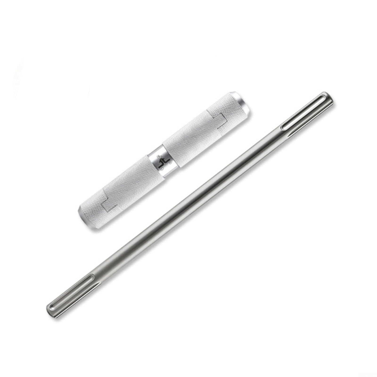 Rallonge pour marteau perforateur SDS MAX, 320 mm/500 mm, tige de forage double face en alliage d'acier haute résistance avec surface antidérapante pour béton et maçonnerie (500 mm)