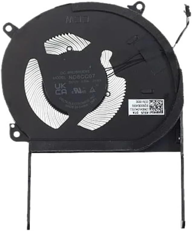 Laptop CPU GPU Cooling Fan ND8CC07 DC12V 4-Pin Accessories,Compatible for ASUS,Zenbook Pro 16X OLED UX7602Z UX7602ZM 13NB0WU0M17/8011(CPU Fan)
