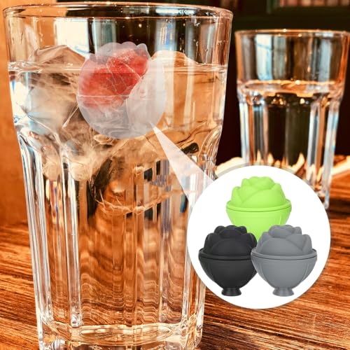 Molde de silicona para cubos de hielo en forma de rosa miniatura 6