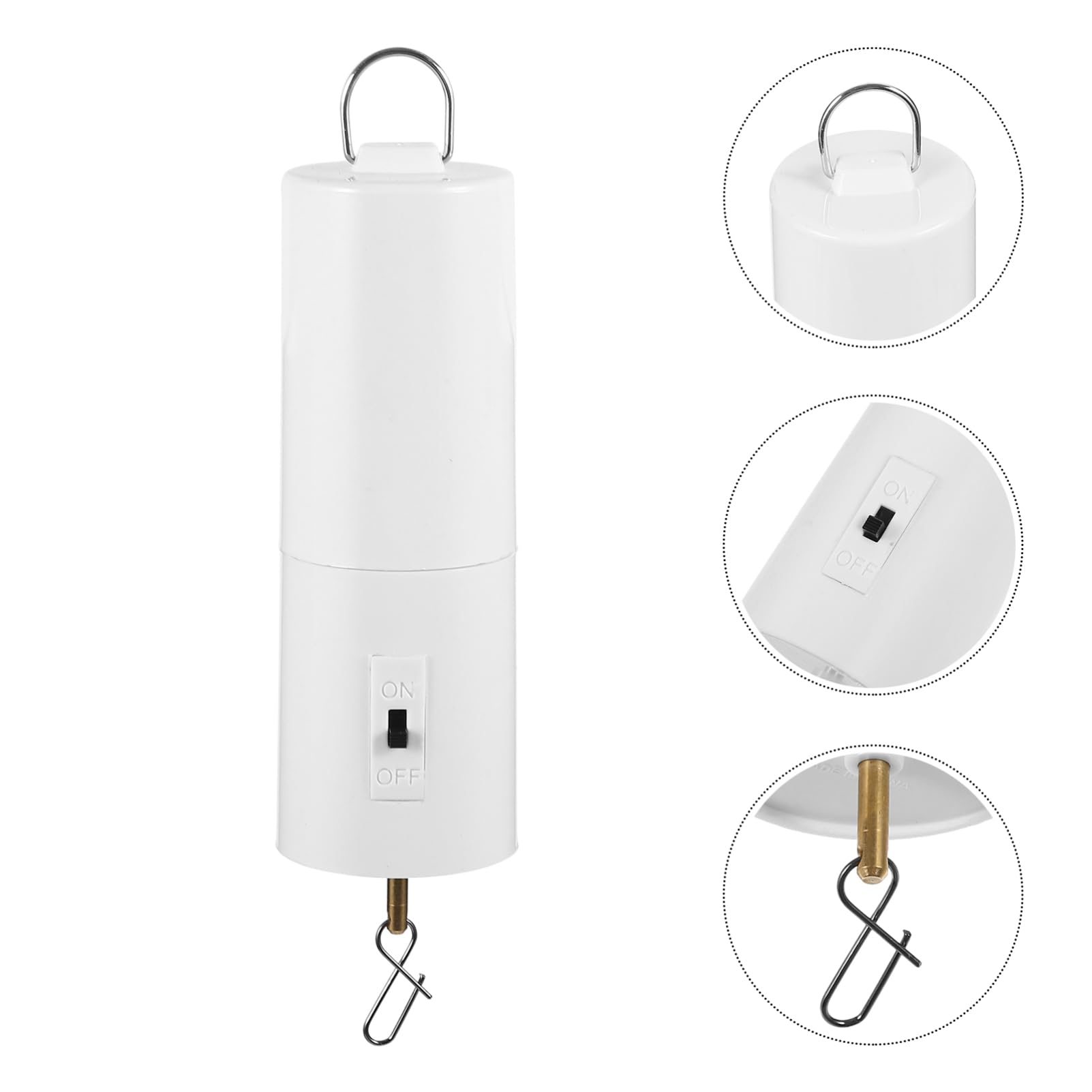 ibasenice 4 Piezas Motor de Batería para Carillones de Viento Motor para Decoración Colgante para y Interiores Instalación y sin Viento Compatible Mayoría de Carillones