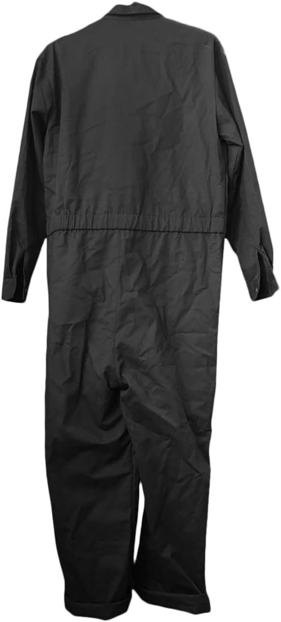SOMTHRON Men's Oversize Work Boilersuit Uniform Coveralls Stand Collar Loose One Piece Streetwear Overalls Jumpsuit