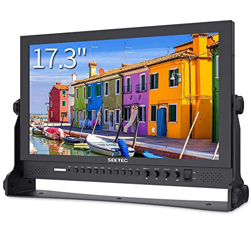 P173-9HSD 17.3" Broadcast Studio Video Monitor IPS Full HD 8 Bit 1920×1080 3G SDI 4K HDMI for Professional Live Event Post Production Director Film Camera Field - SEETEC SEETEC