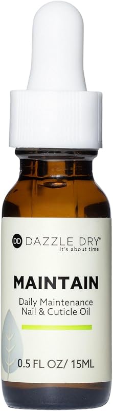 Maintain Daily Maintenance Nail & Cuticle Oil, 0.5 oz (15 mL) | Vegan & Cruelty-Free · Nail Growth & Strengthening · Fast-Absorbing, Non-Greasy · Prevents Splitting & Breaking
