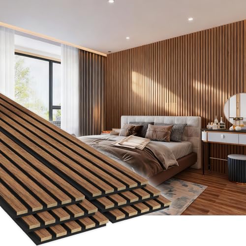 EVERECO 6 Pack Wood Panels for Wall 94.5" × 7.87"