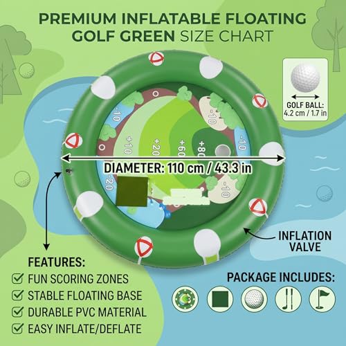 Jeu de piscine de golf flottant pour animer vos fêtes de jardin - 3