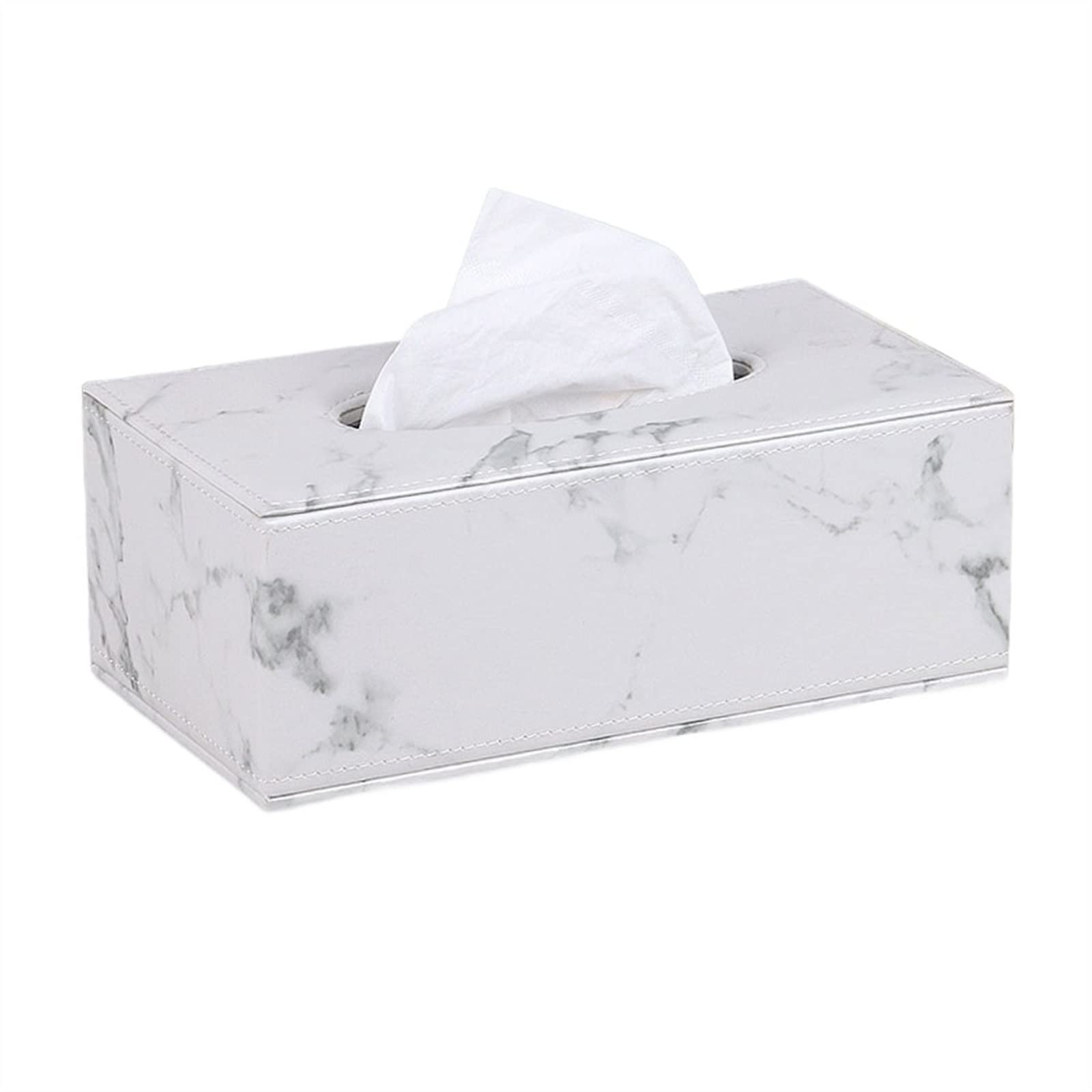 rectangular tissue box cover, Home Coffee Table Bedside Table Dining Table Tissue Dispenser(B)