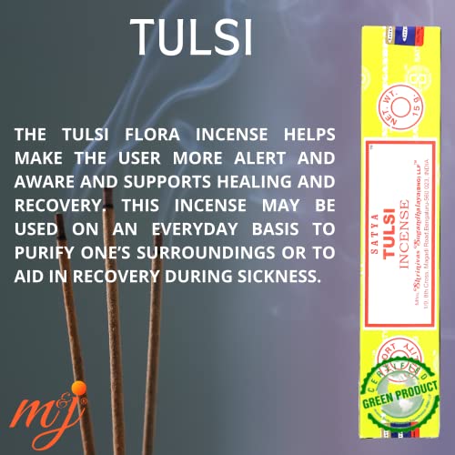 Original Satya Nag Champa Tulsi Incense Sticks - Image 2