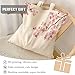 BOONEST Pink Cherry Blossom Flower Canvas Tote Bag Japanese Shoulder Zipper Pocket Aesthetic Floral Print Personalized Women Teacher Lady Shopping Handbag College Beach Reusable Grocery Work Storage