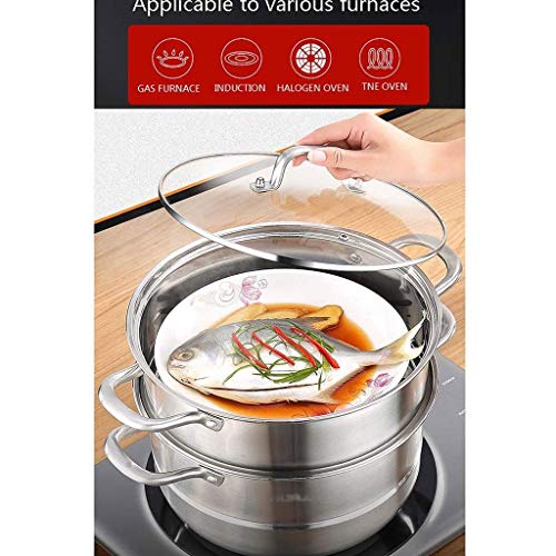 Marmite et steamer en acier inoxydable multicouche avec couvercle