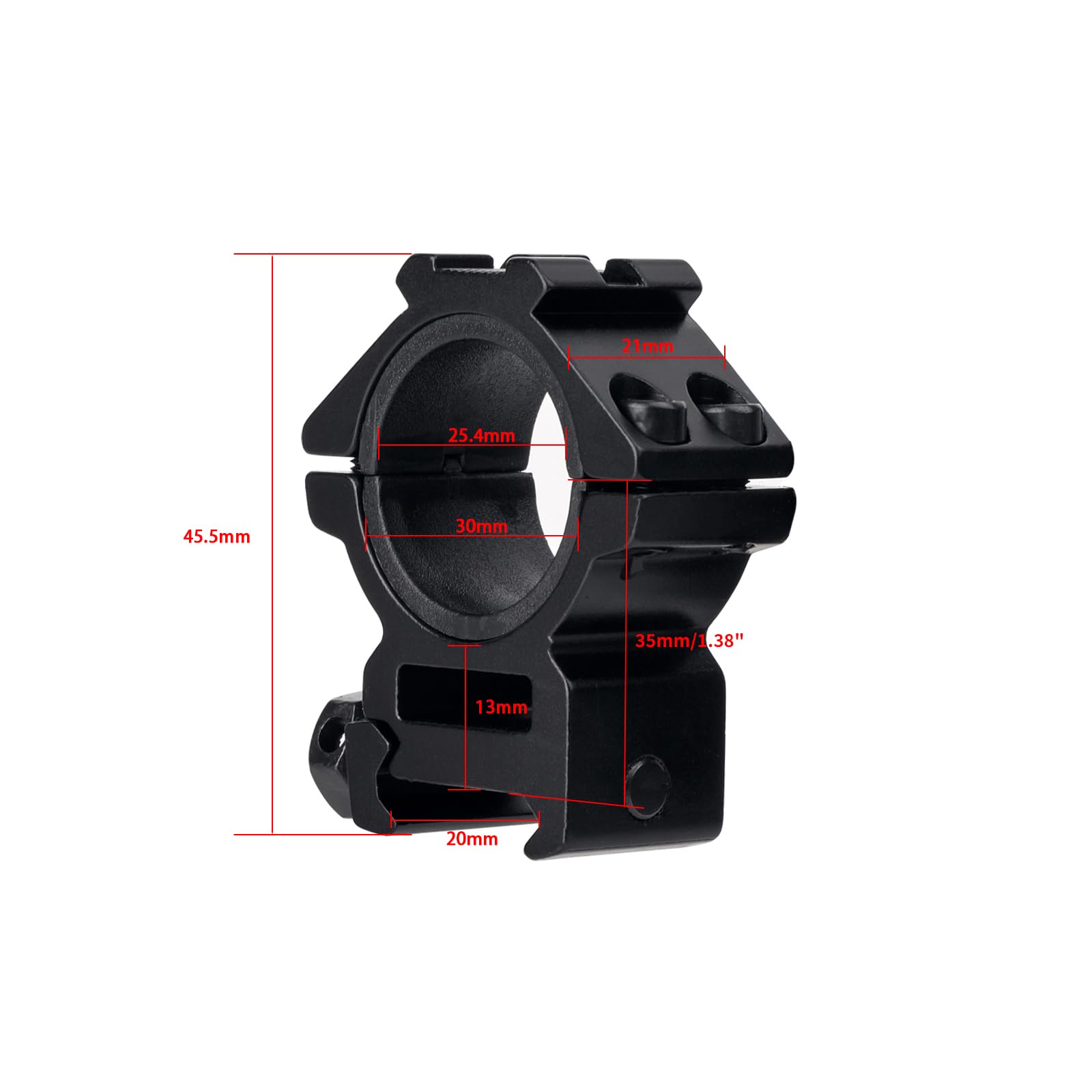 Montage Rail Weaver 20 Mm ToopMount Anneau De Montage Tactique 25,4 Mm Pour La Chasse Anneaux De Support Lampe Tactique Picatinny Montage Rail Weaver 20 Mm ToopMount Anneau De Montage Tactique 25,4 Mm Pour La Chasse Anneaux De Support Lampe Tactique Picatinny