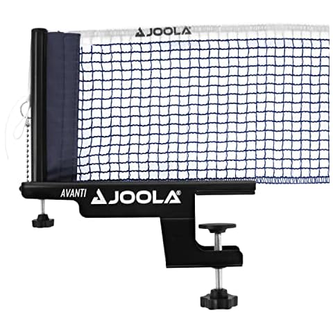 JOOLA 31009 Unisex - Erwachsene TT-Netzgarnitur Avanti Tischtennisnetz, schwarz, 152cm Cover
