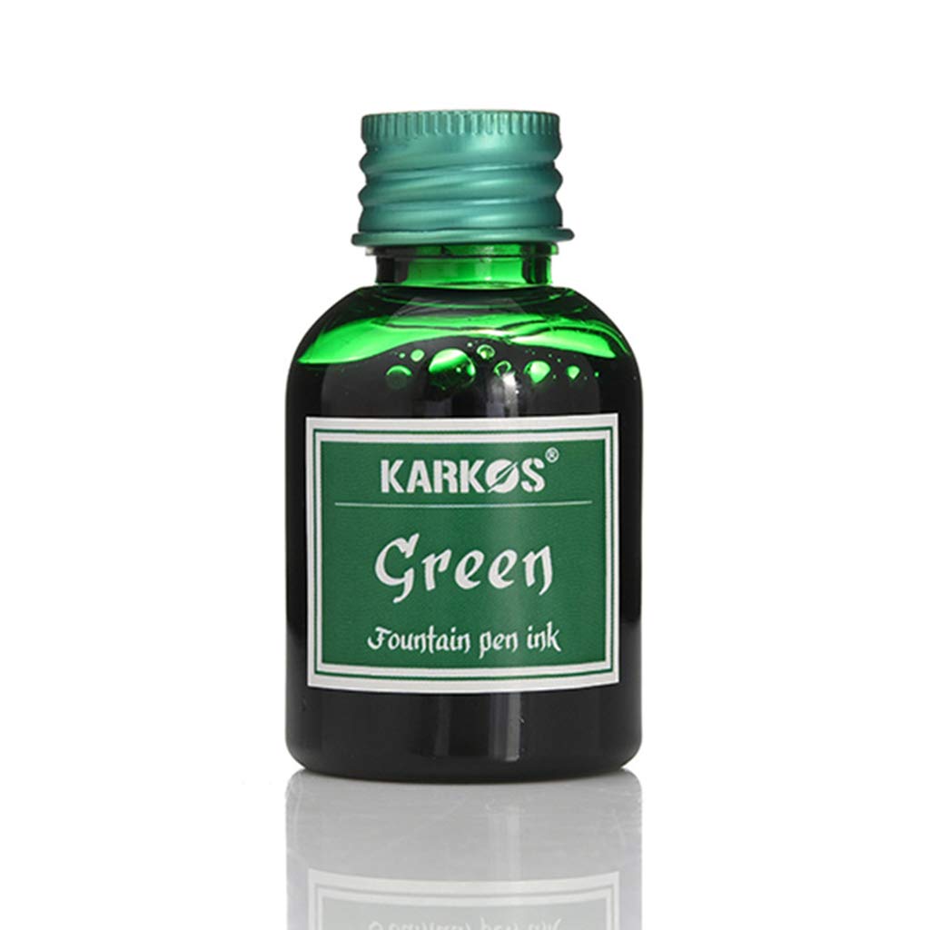 Ruiruinie Gn 1 Bottle Pure Colorful 30Ml Fountain Pen Ink Refilling Inks Stationery School Refill Ink Green