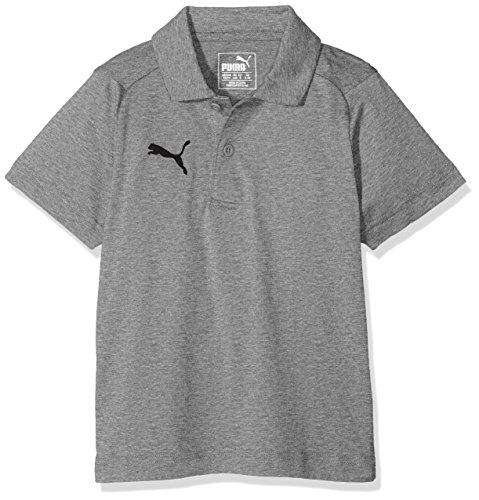 Preisvergleich Produktbild Puma Kinder Liga Casuals Polo Poloshirt, Medium Gray Heather Black, 152