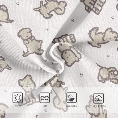 Cotton Little Boys Briefs Soft Cute Dogs Toddler Underwear3