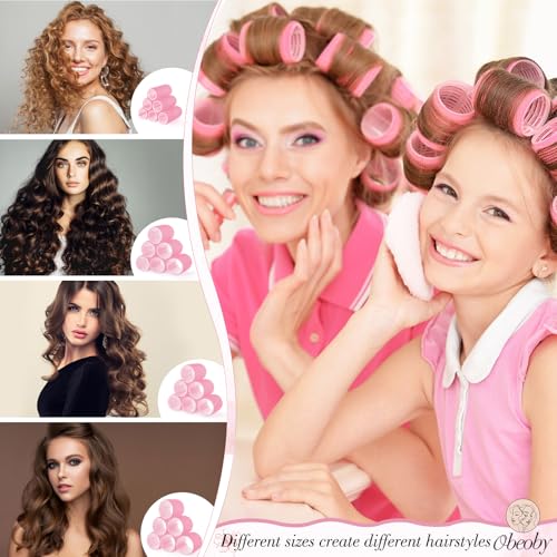 4 Sizes Self-Grip Rollers