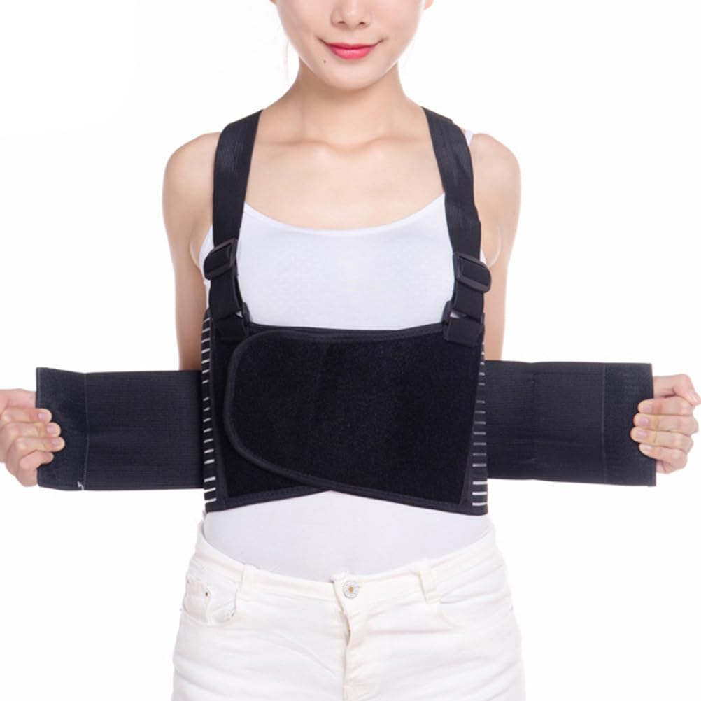 HEALLILY Rib Chest Support Brace Adjustable Rib Sling Support for Broken Fractured Bruised or Dislocated Ribs Sternum Injury Protection Strap Breathable Lightweight Chest Xl