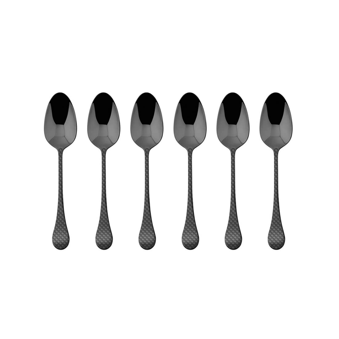 Cucchiaini moka Taormina d'exception Pvd 2Black coffret luxe