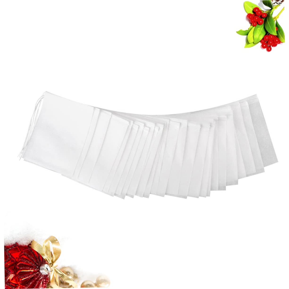 PRETYZOOM 600piezas Bolsas De Filtro De Té Desechables Diseño De Cordón Para Infusiones Hierbas y Marrones