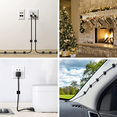 Clip di cavi adesivi da 60 pezzi, Durevole