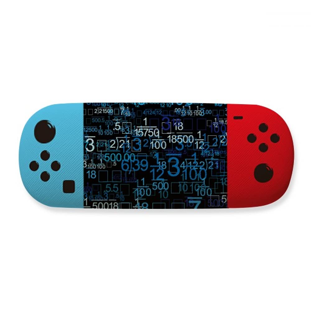 Étui de rangement pour lunettes avec motif décimal numérique chic - 4