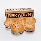 Frische vegane Hamburger Brötchen – BEKABUN No2 – Vegan – Give me 5-Box