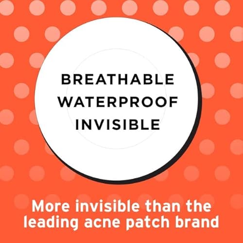 No BS Healing Acne Patches - Hydrocolloid, Acne Spot and Pimple Treatment to Prevent Acne Scars. Invisible On All Skin Tones (1 BOX of 72ct)