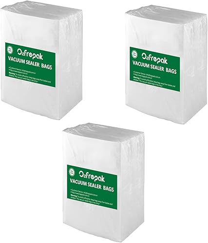 O2frepak Bolsas selladoras al vacío para alimentos, sin BPA y prevención de pinchazos, sellado al vacío, bolsas selladoras al vacío para alimentos,
